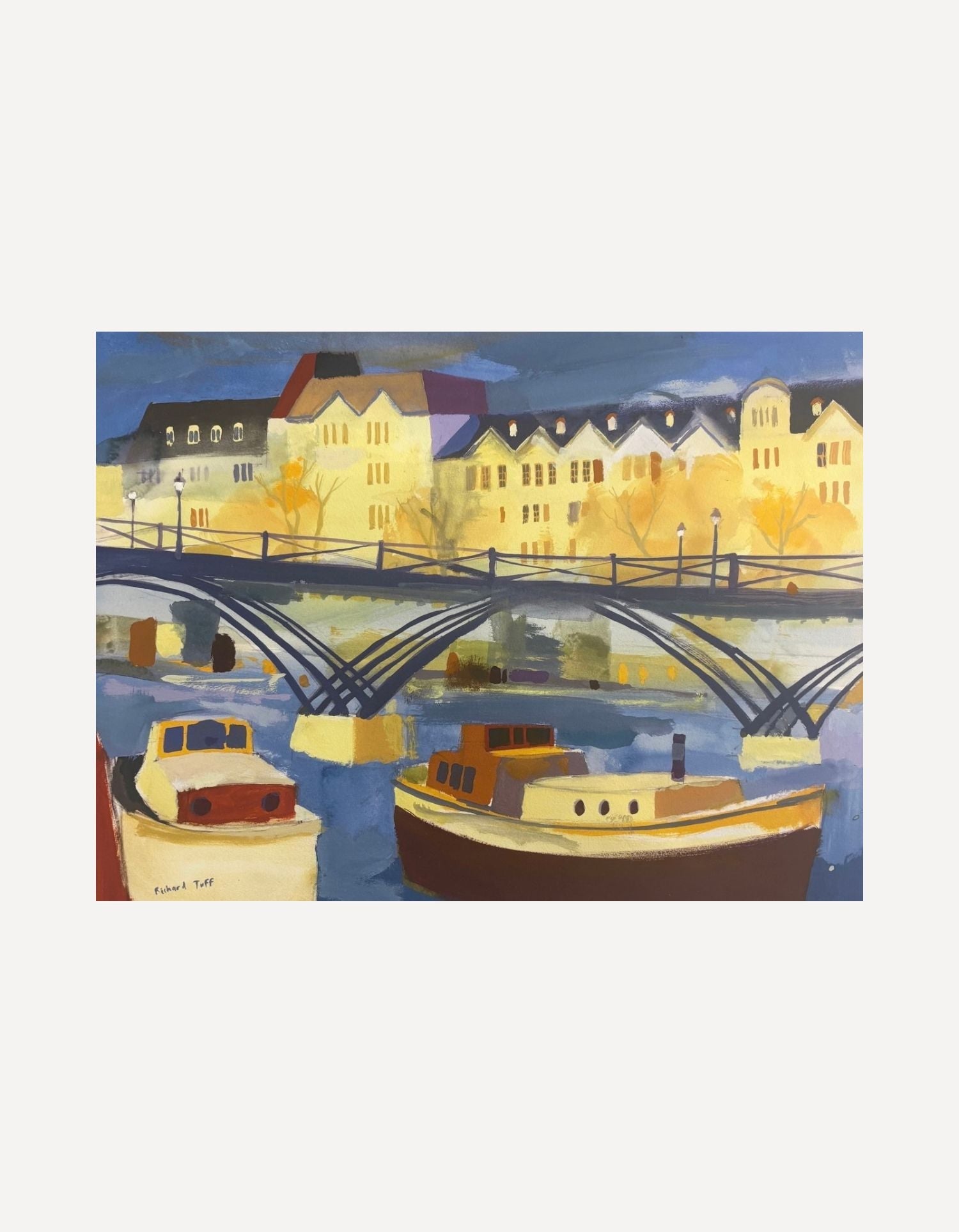 Pont Des Arts And The Louvre-Richard Tuff-Beside The Wave