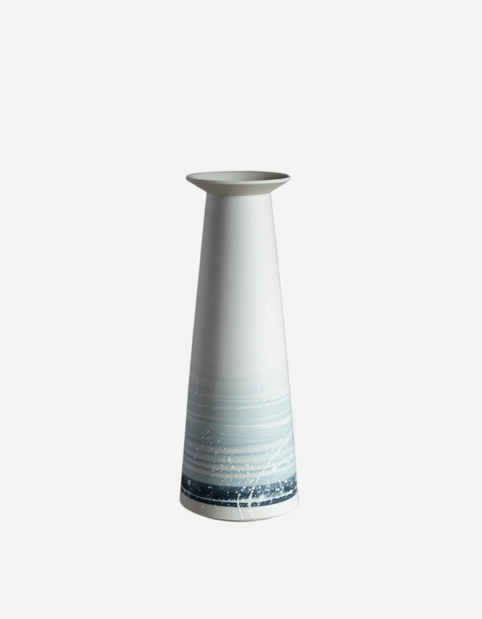 Porcelain Budvase with Flared Neck (Summer Shore) - Steve Smith - Beside The Wave