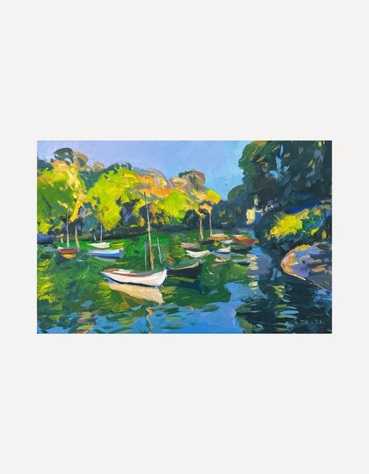 Port Navas, Warm Light-Andrew Tozer-Beside The Wave
