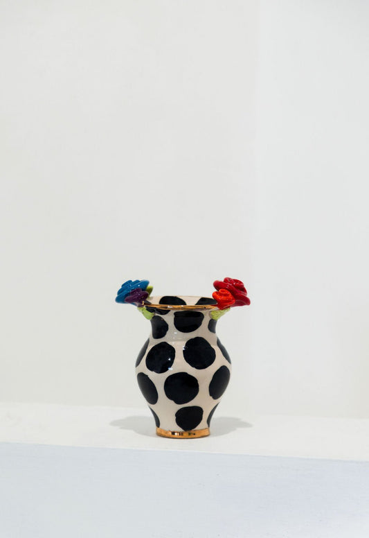 Posy Vase (Big Black Spot) - Mary - Rose Young - Beside The Wave