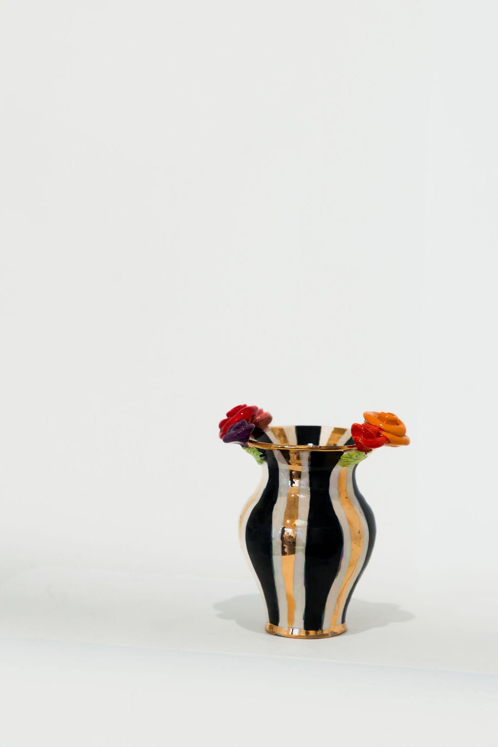 Posy Vase (Black & Gold) - Mary - Rose Young - Beside The Wave