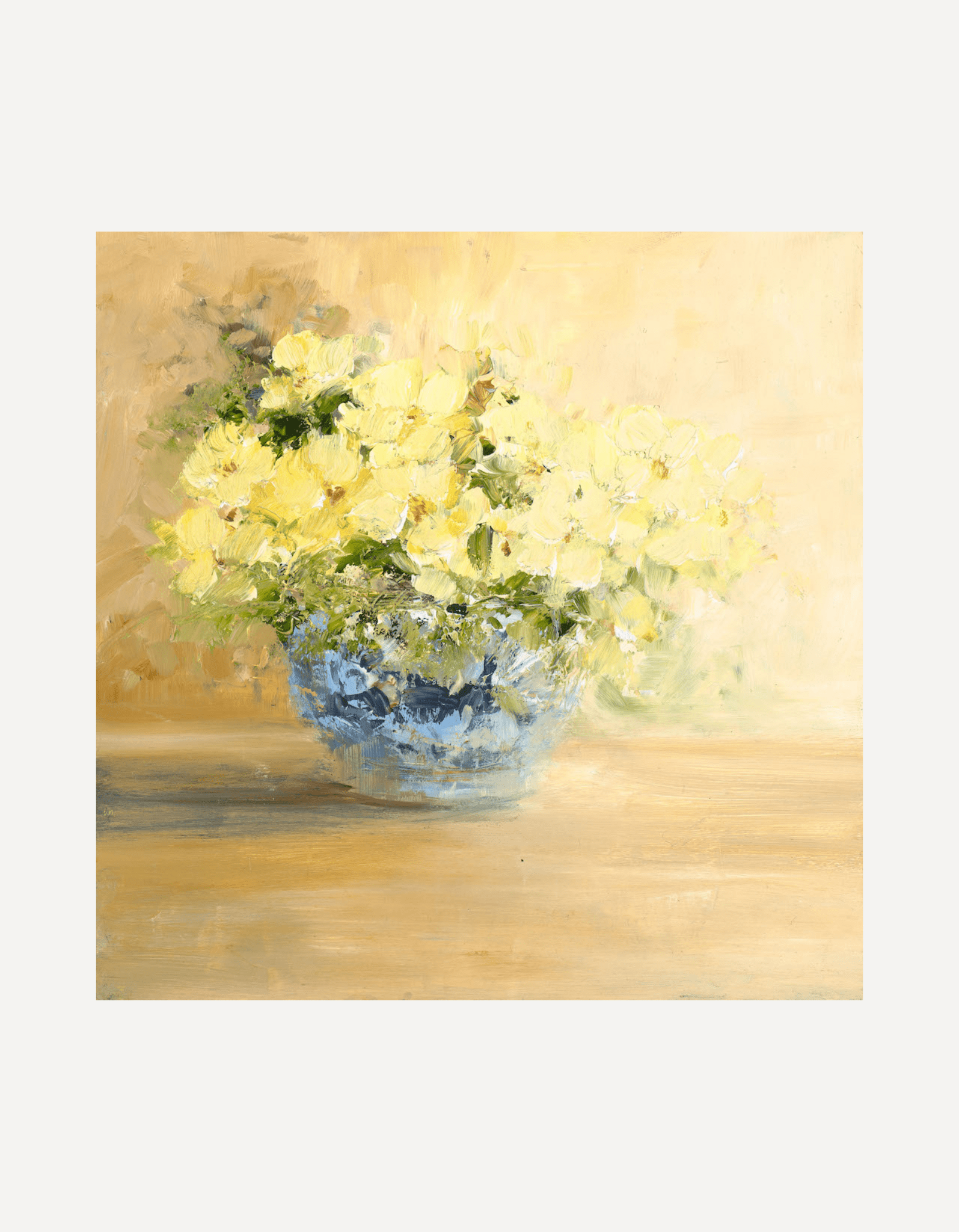 Primroses in a Vintage Pot - Amanda Hoskin - Beside The Wave