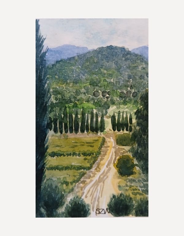 Provence Landscape - Sarah Wimperis - Beside The Wave