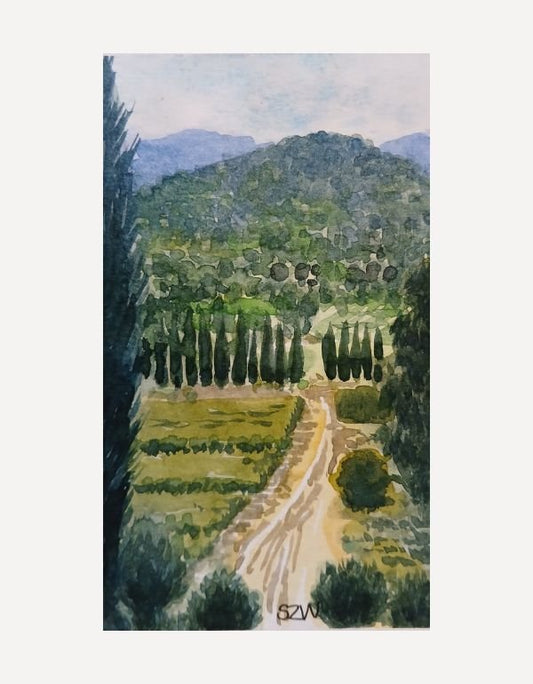 Provence Landscape - Sarah Wimperis - Beside The Wave