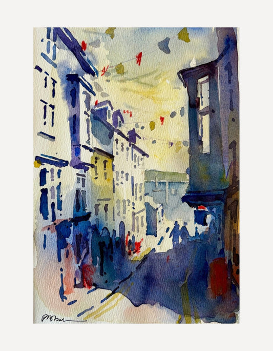 Quay Hill Falmouth - Peter Blodau - Beside The Wave