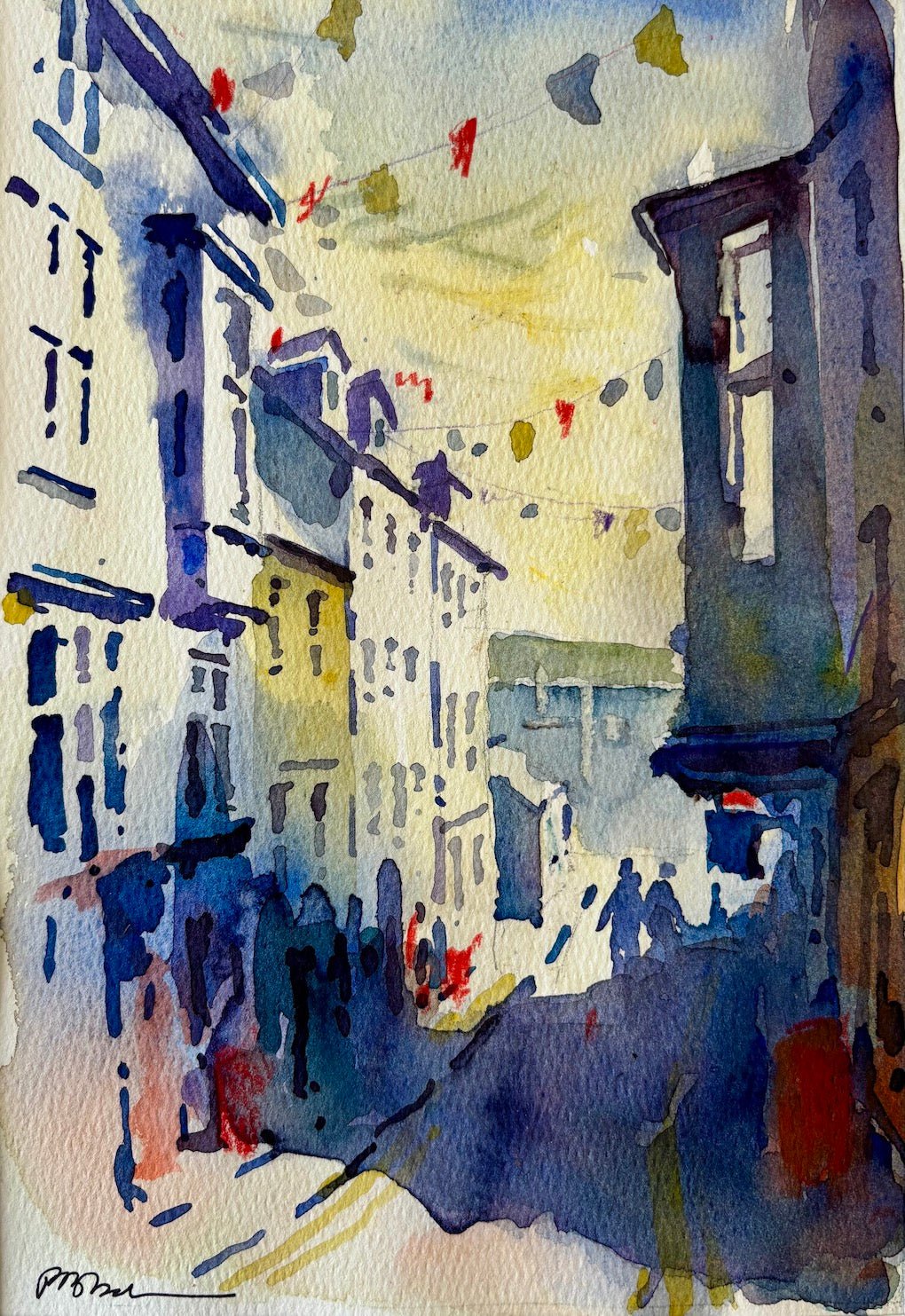 Quay Hill Falmouth - Peter Blodau - Beside The Wave