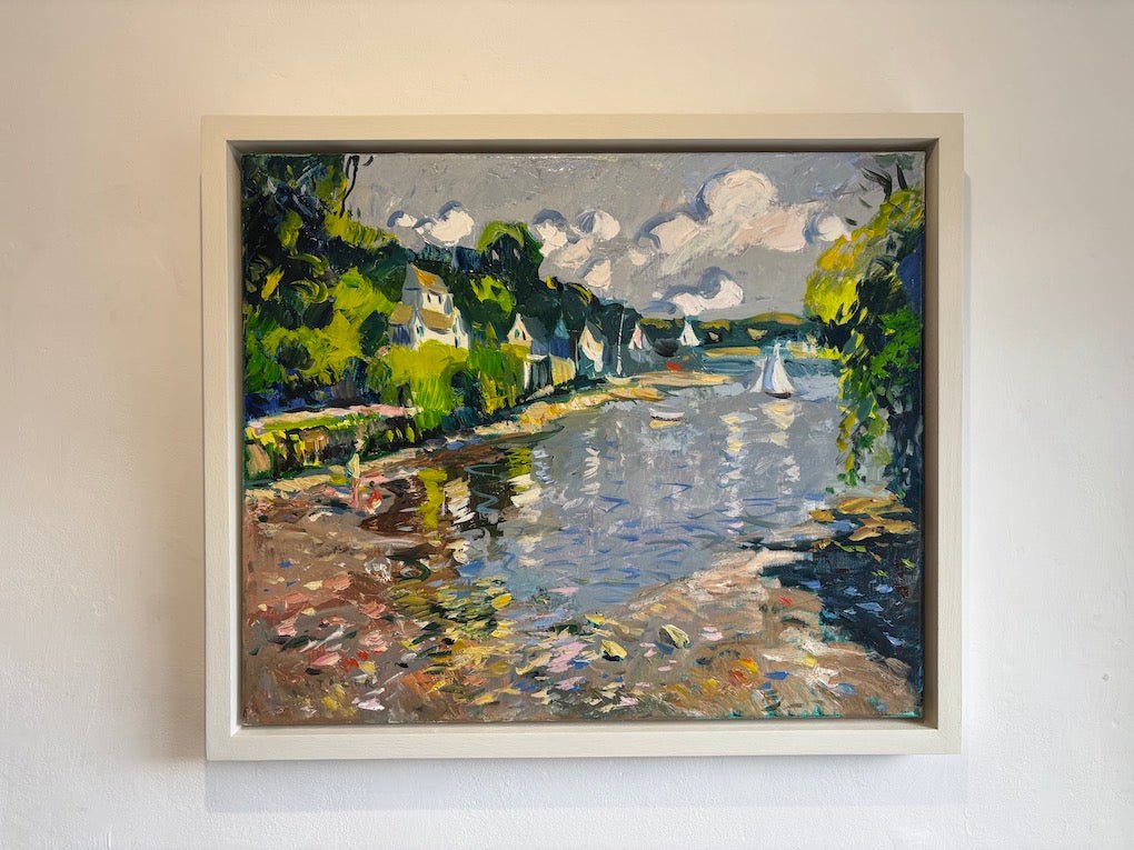 Quiet Afternoon at Helford Passage - Andrew Tozer - Beside The Wave