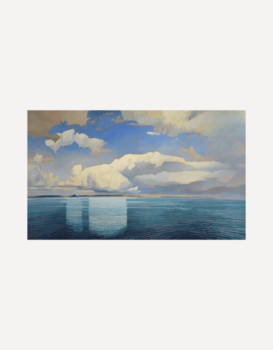 Rainclouds over Mounts Bay - Hugo Jones - Beside The Wave