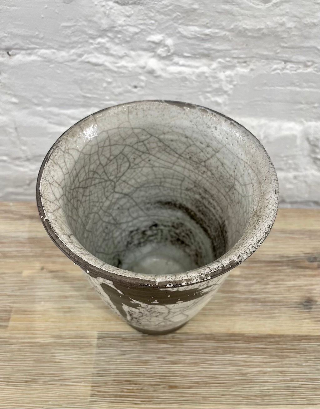 Raku Vase - Andrew Knee - Beside The Wave