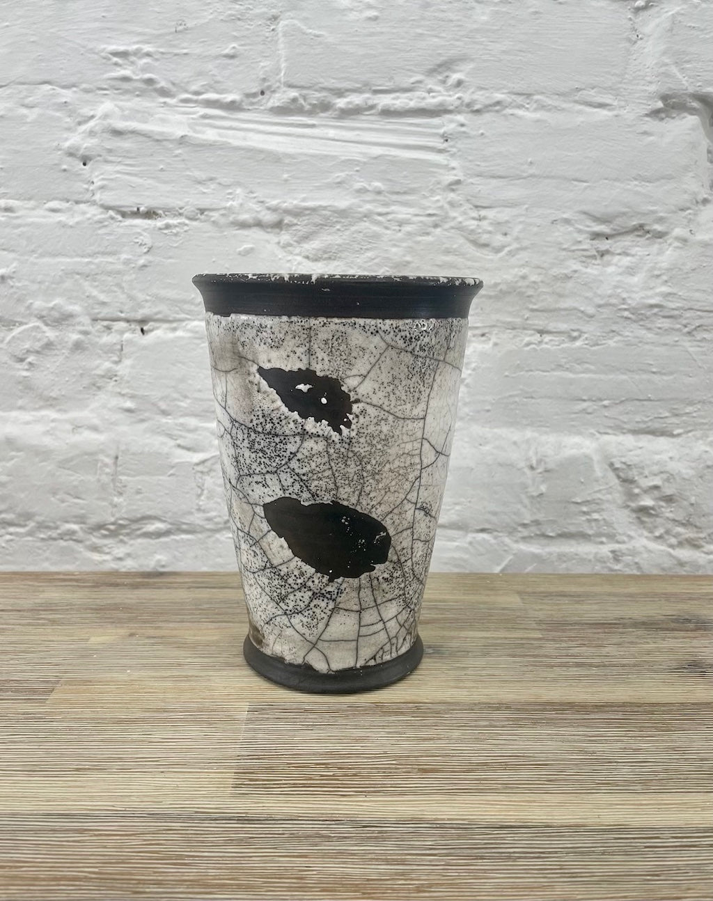 Raku Vase - Andrew Knee - Beside The Wave
