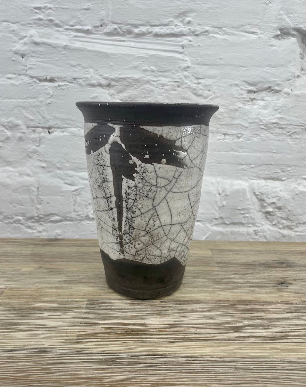 Raku Vase - Andrew Knee - Beside The Wave