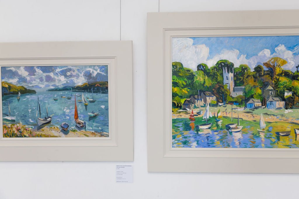 Ready to Sail, Blustery Morning, Helford Passage - Andrew Tozer - Beside The Wave