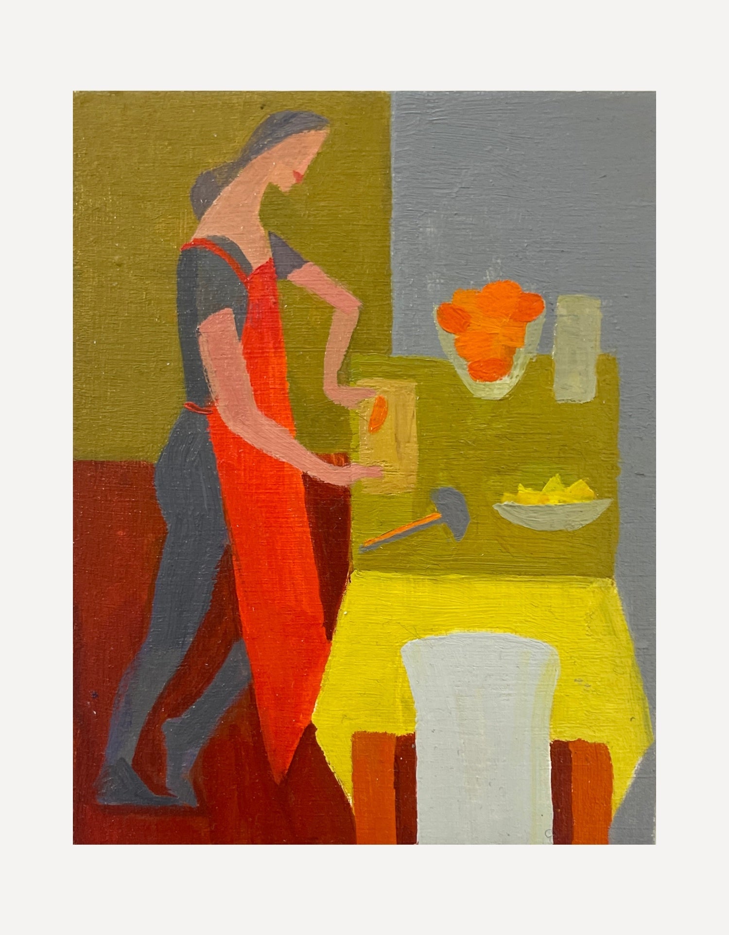 Red Orange and Gold III - Mary Mabbutt - Beside The Wave