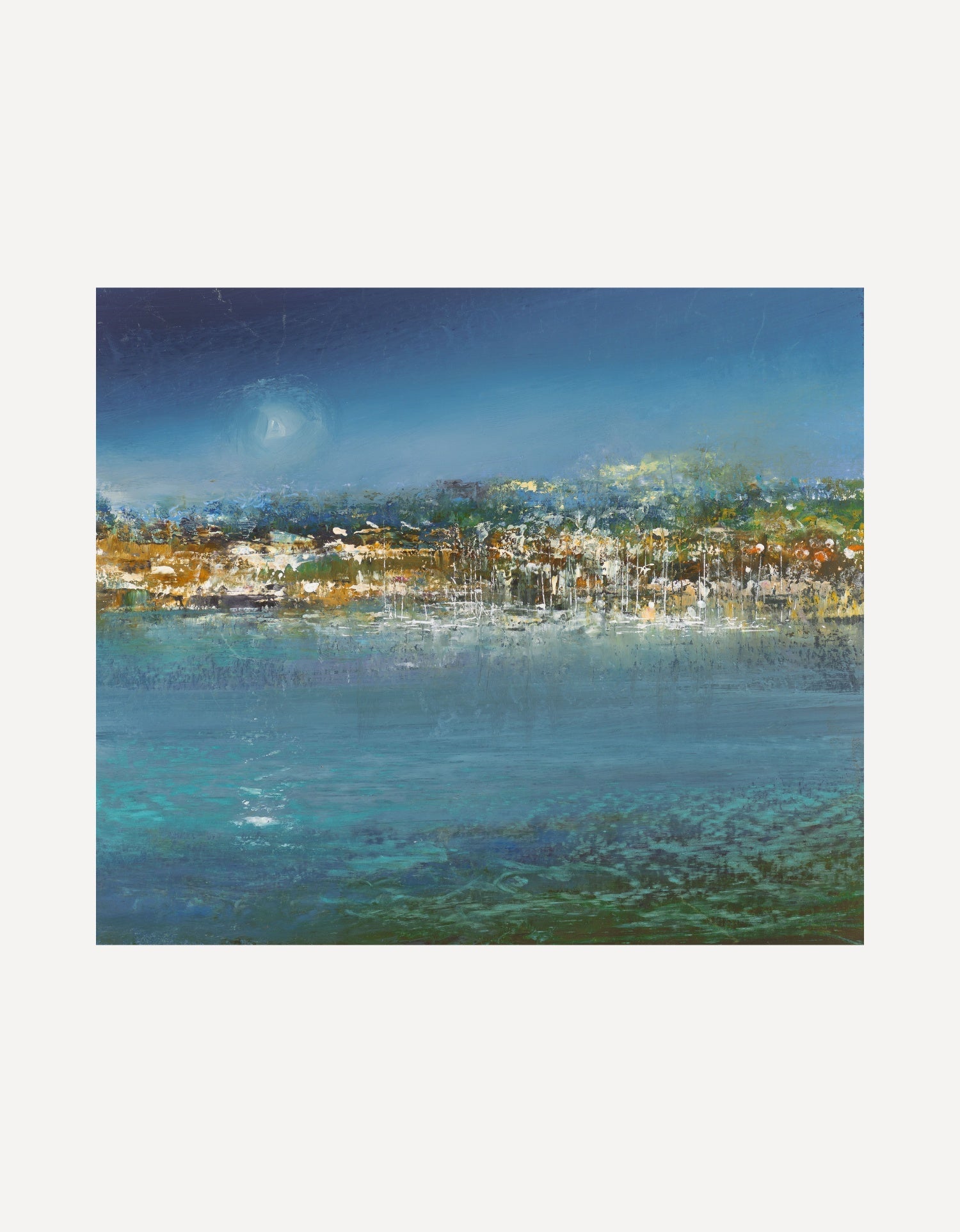 Reflections, Falmouth Harbour - Amanda Hoskin - Beside The Wave