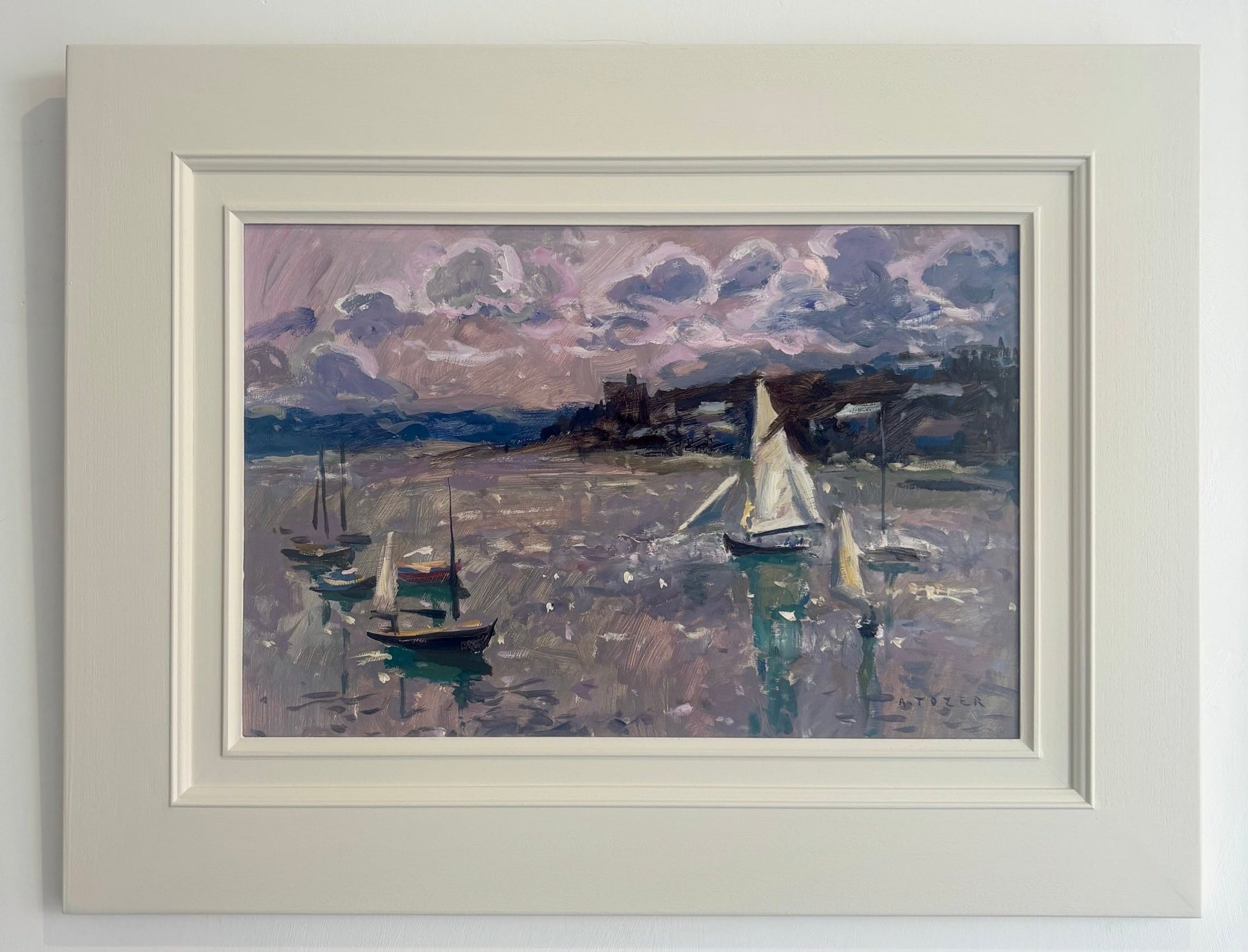 Reflections, St Mawes Harbour-Andrew Tozer-Beside The Wave