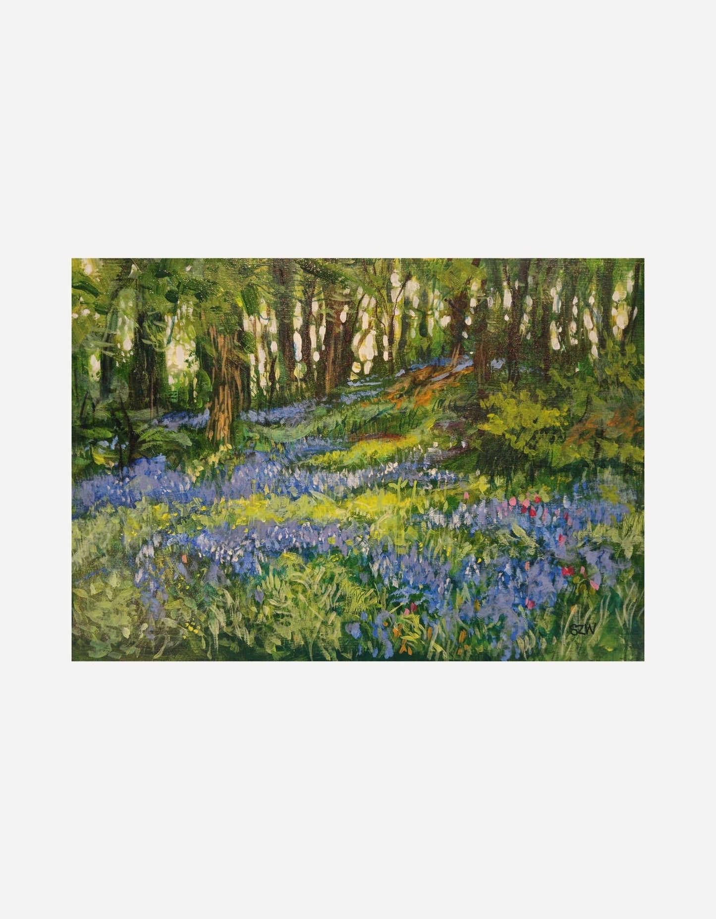 RESERVED Helford Bluebells - Sarah Wimperis - Beside The Wave