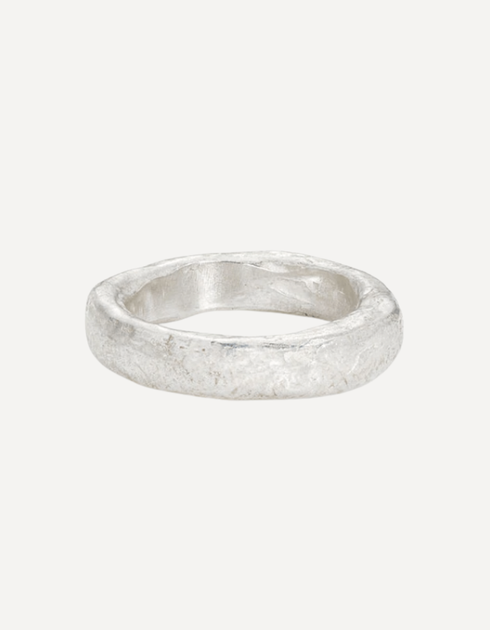 Rock Heavy Silver Ring - Emily Nixon - Beside The Wave