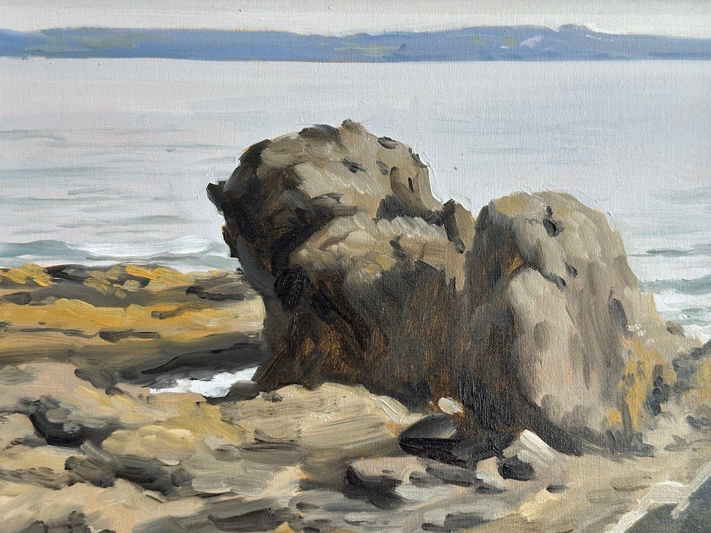 Rocks Against a Calm Tide - Oliver Makeham - Beside The Wave