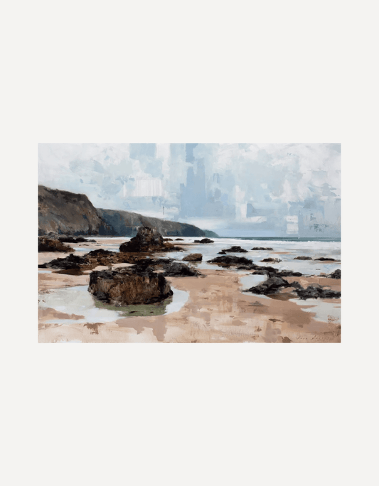 Rocks and Reflections at Porthtowan - Jon Doran - Beside The Wave