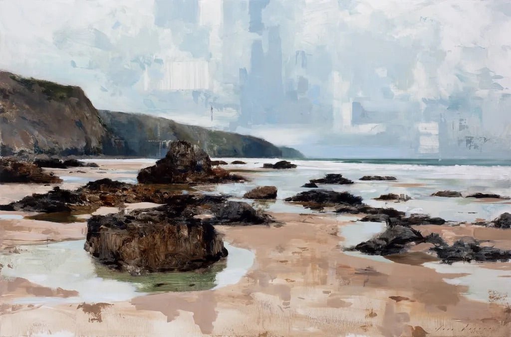 Rocks and Reflections at Porthtowan - Jon Doran - Beside The Wave