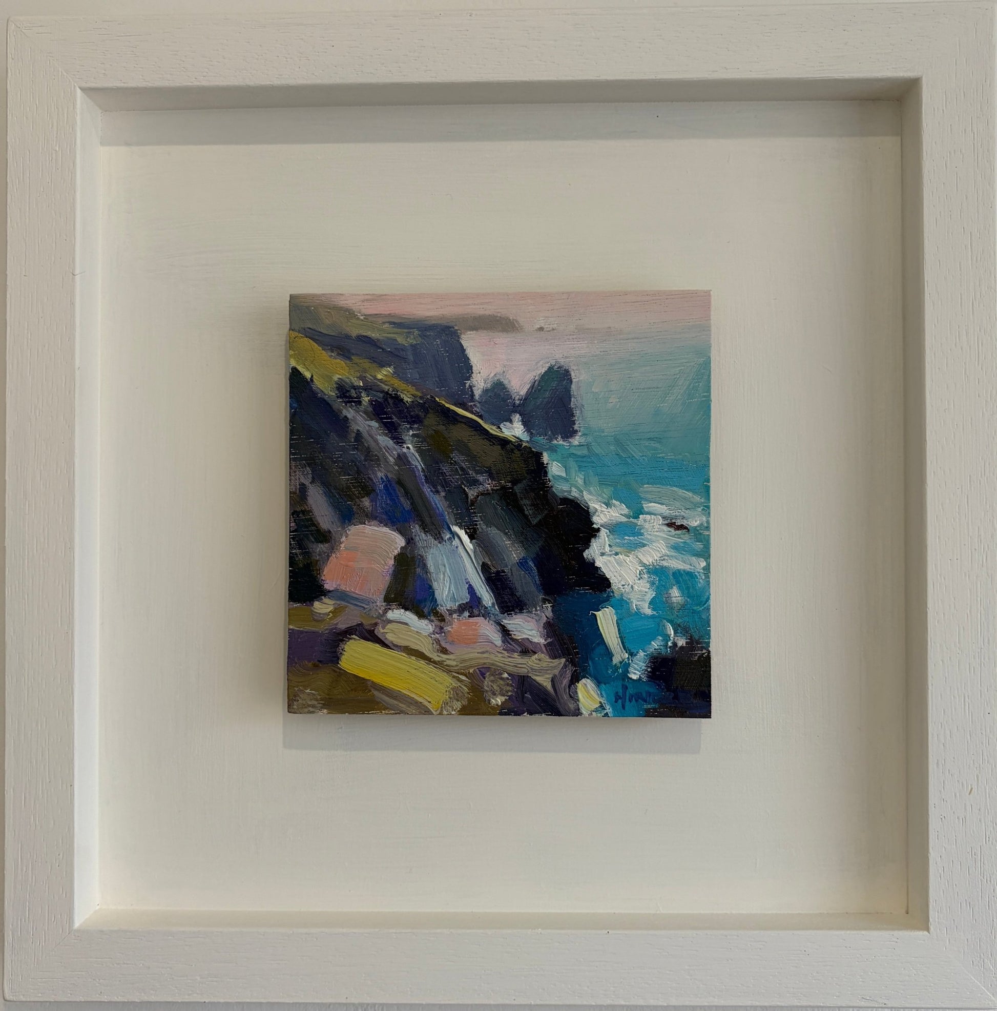 Rocky Outcrop near Kynance-Mike Hindle-Beside The Wave