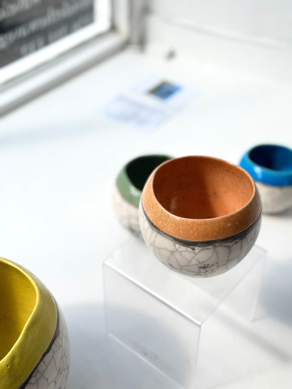 Round Sea & Cliffs Pot (Medium) - Catherine Lucktaylor - Beside The Wave