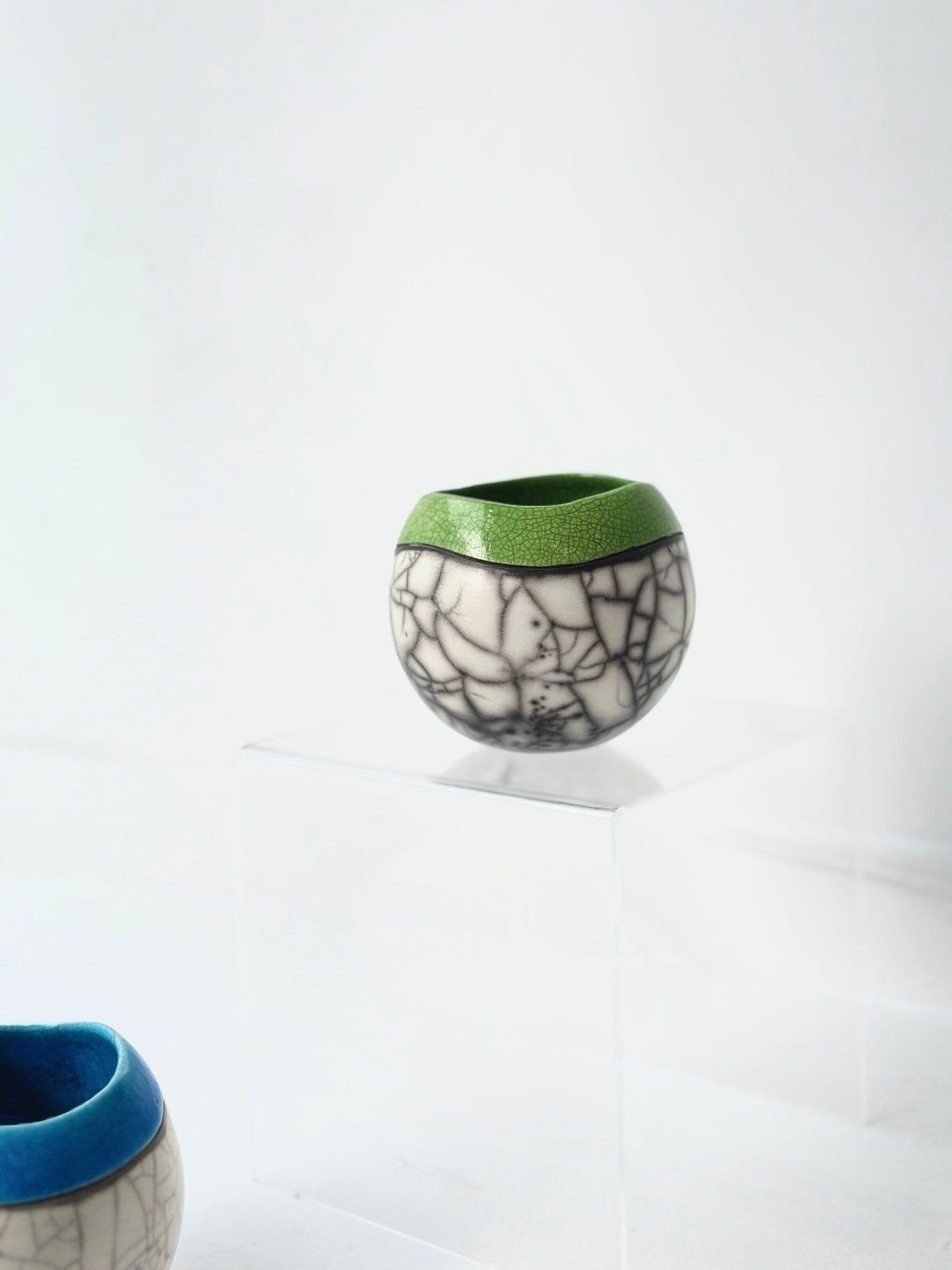 Round Sea & Cliffs Pot (Medium) - Catherine Lucktaylor - Beside The Wave