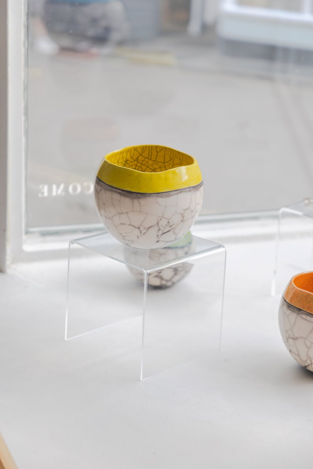 Round Sea & Cliffs Pot (Medium) - Catherine Lucktaylor - Beside The Wave