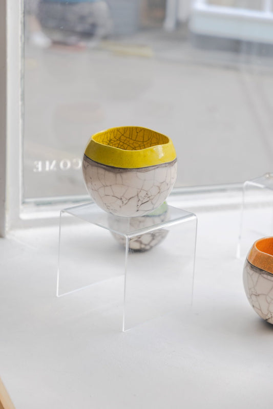Round Sea & Cliffs Pot (Medium) - Catherine Lucktaylor - Beside The Wave