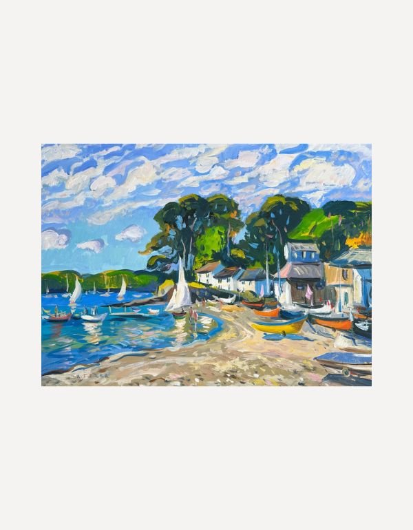 Sailing at Helford Passage - Andrew Tozer - Beside The Wave