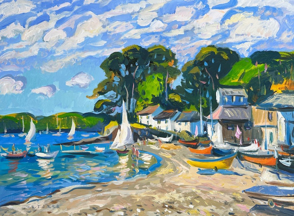 Sailing at Helford Passage - Andrew Tozer - Beside The Wave