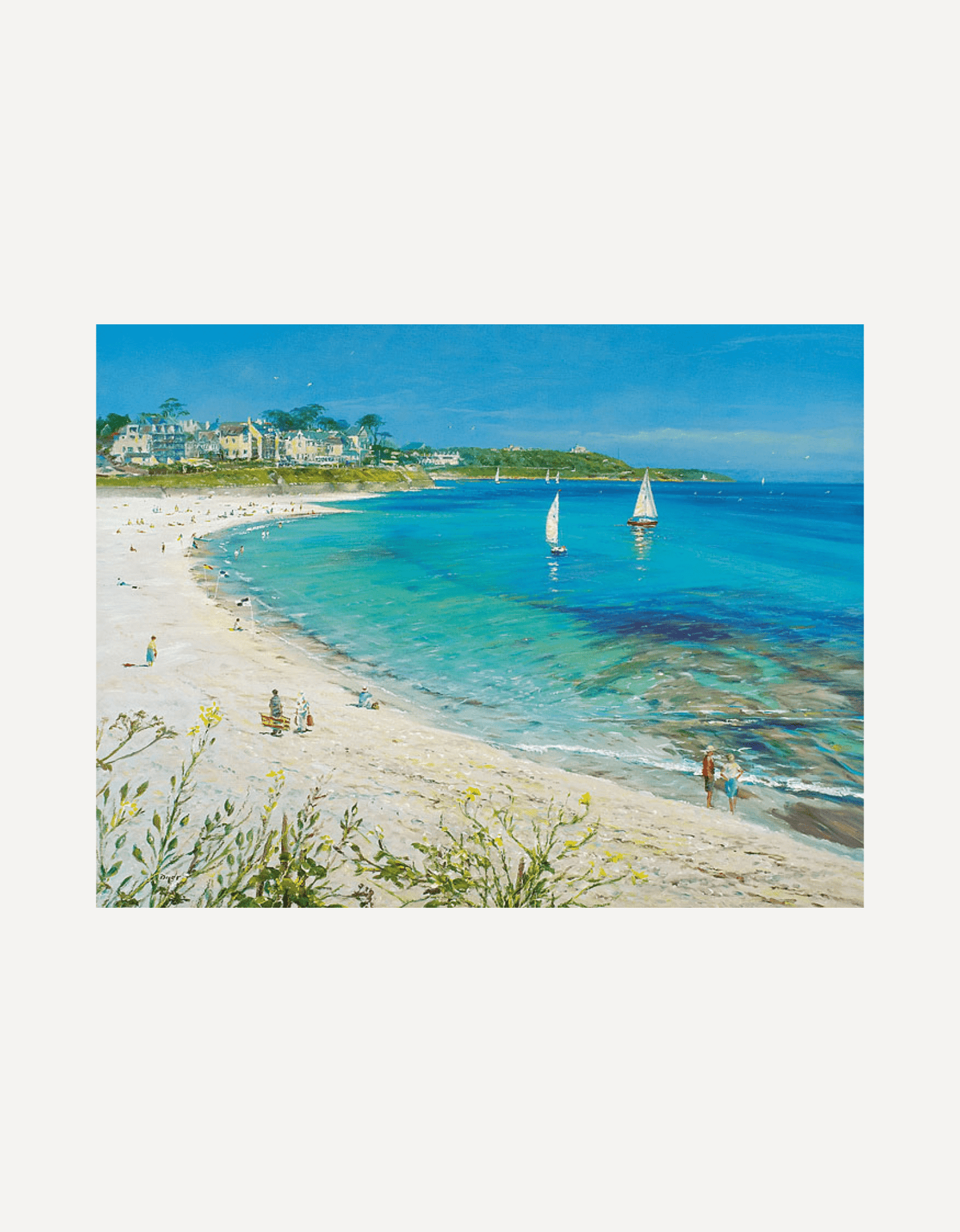 Sailing Away, Gyllyngvase - Ted Dyer - Beside The Wave