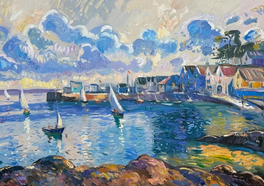 Sails in the Sun, St Mawes - Andrew Tozer - Beside The Wave