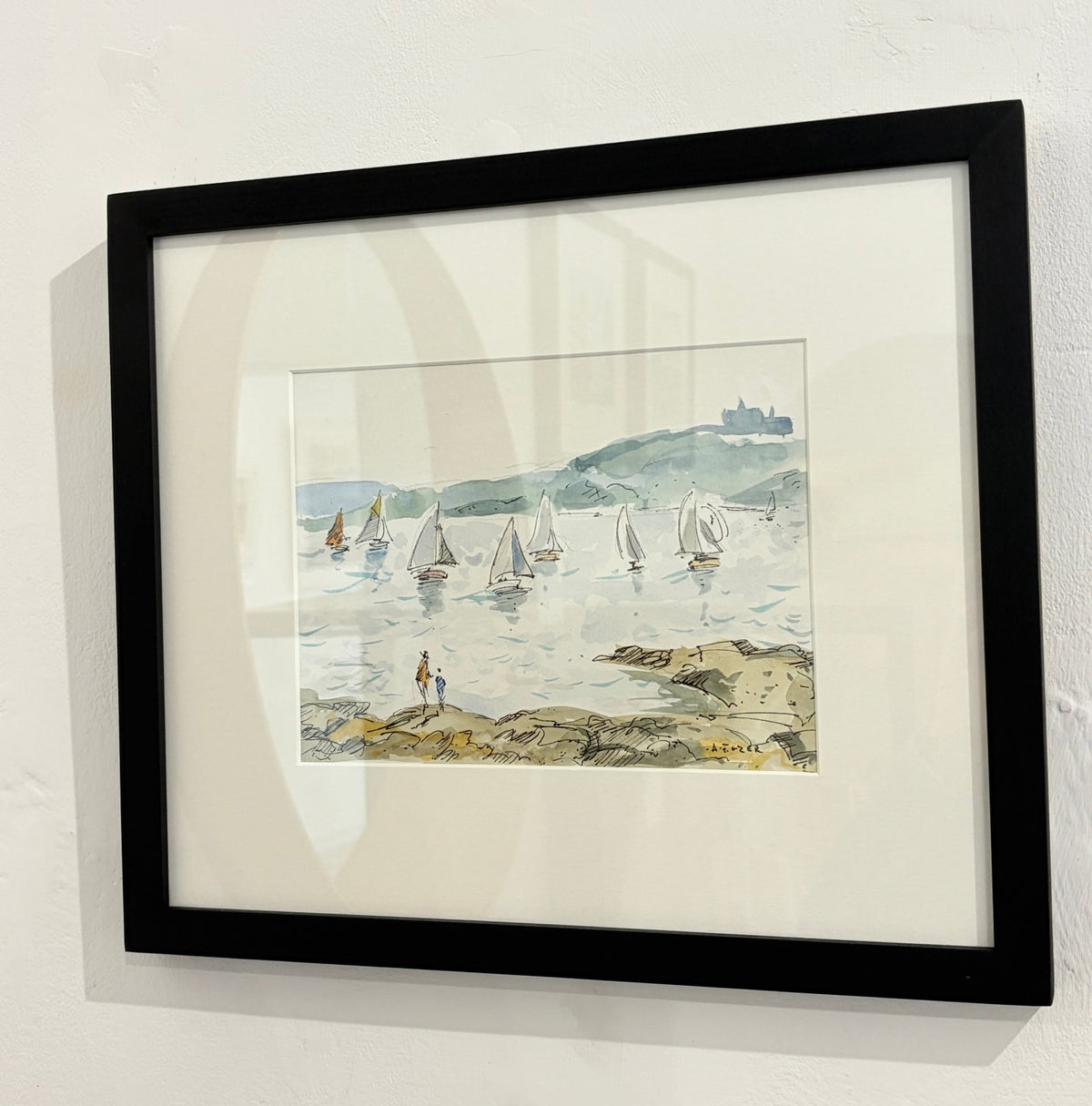 Sails off Castle Cove, St Mawes-Andrew Tozer-Beside The Wave