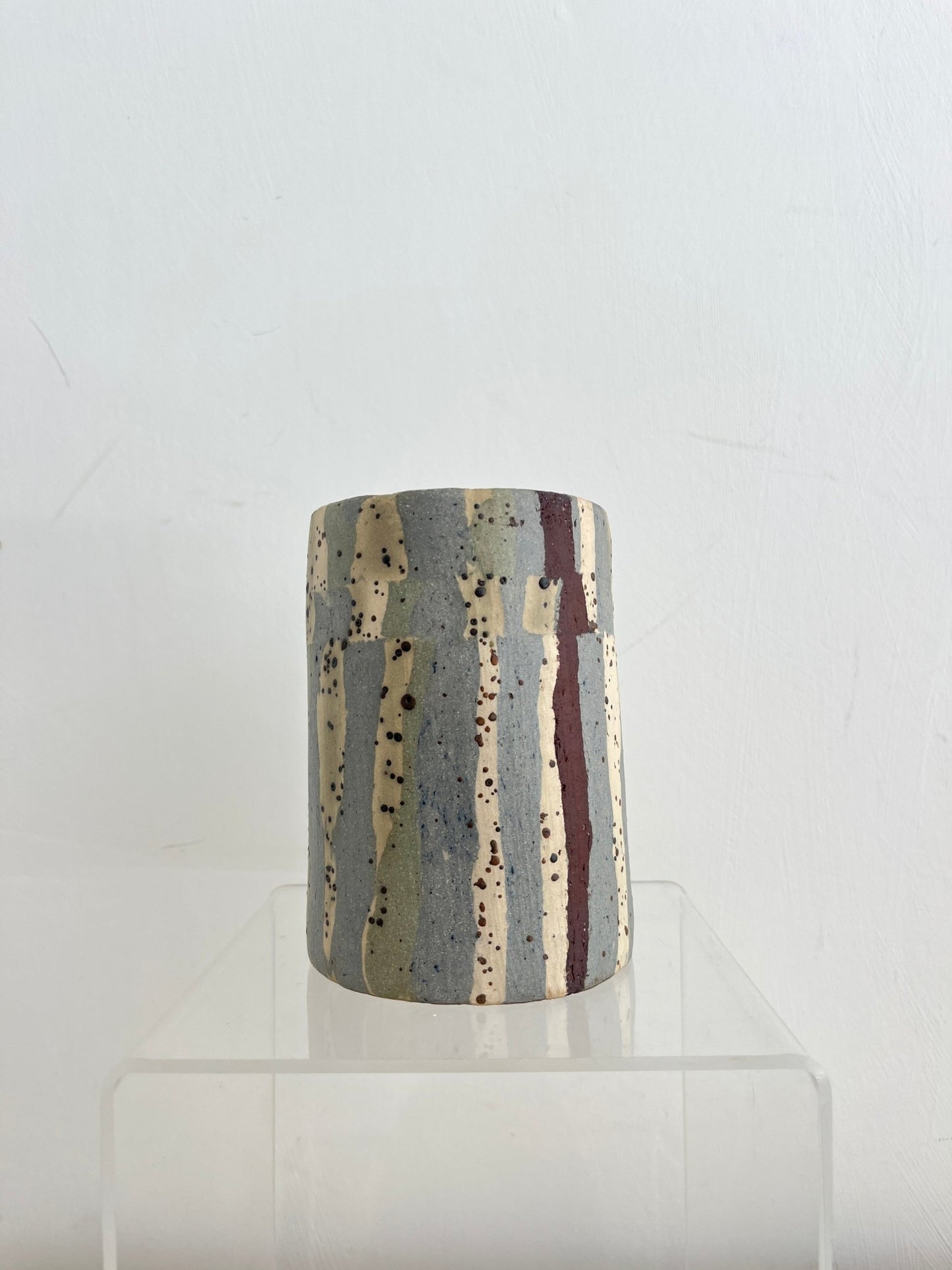 Sand line Vase-Charlotte Jones-Beside The Wave