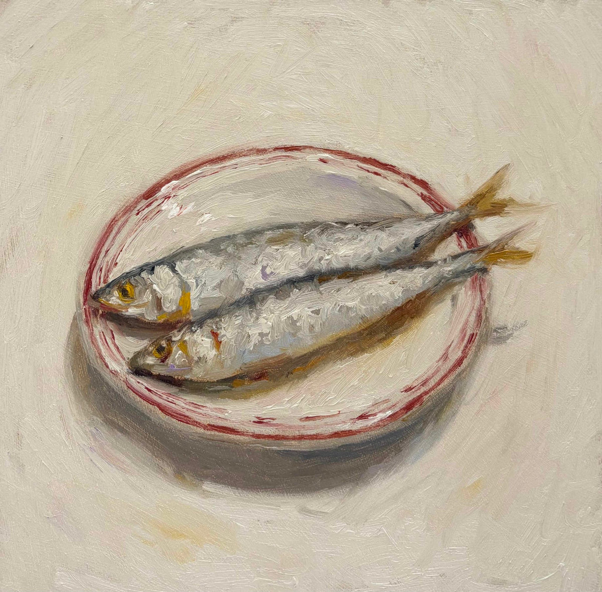 Sardines on a Red Plate-Johnty Robinson-Beside The Wave