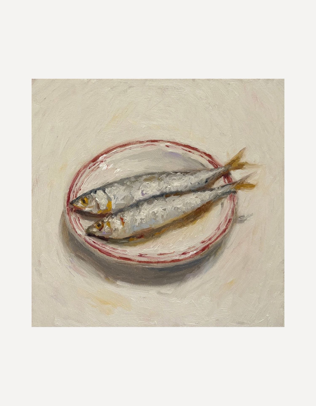 Sardines on a Red Plate-Johnty Robinson-Beside The Wave