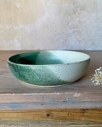 Serving Bowl (Misty Lagoon) - Emily Doran - Beside The Wave