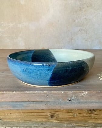 Serving Bowl (Sea Foam)-Emily Doran-Beside The Wave