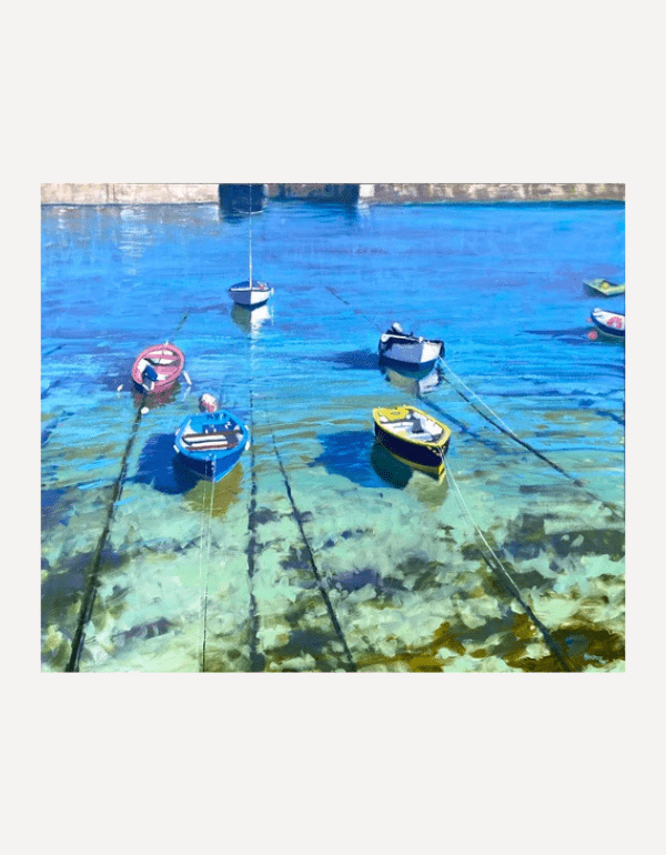 Shadows and reflections, Mousehole - Mike Hindle - Beside The Wave