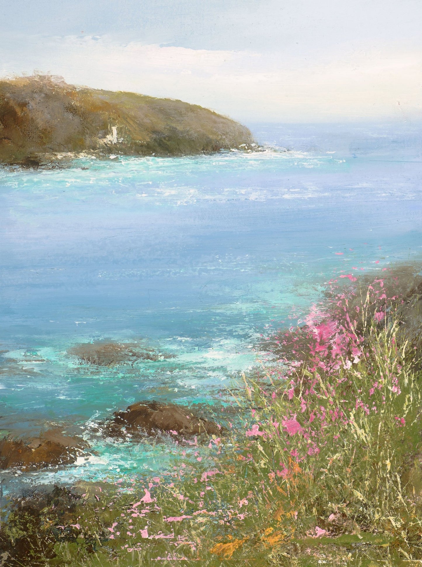 Shimmering Light, Falmouth Bay - Amanda Hoskin - Beside The Wave