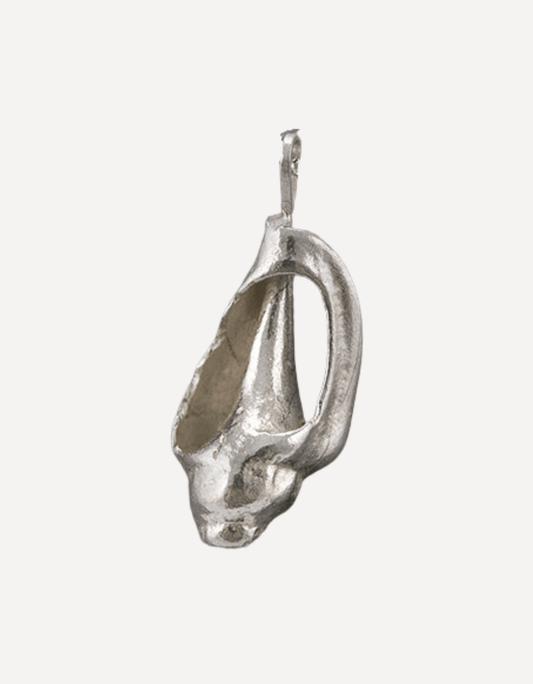 Silver Compit Broken Shell Pendant - Emily Nott - Bower - Beside The Wave
