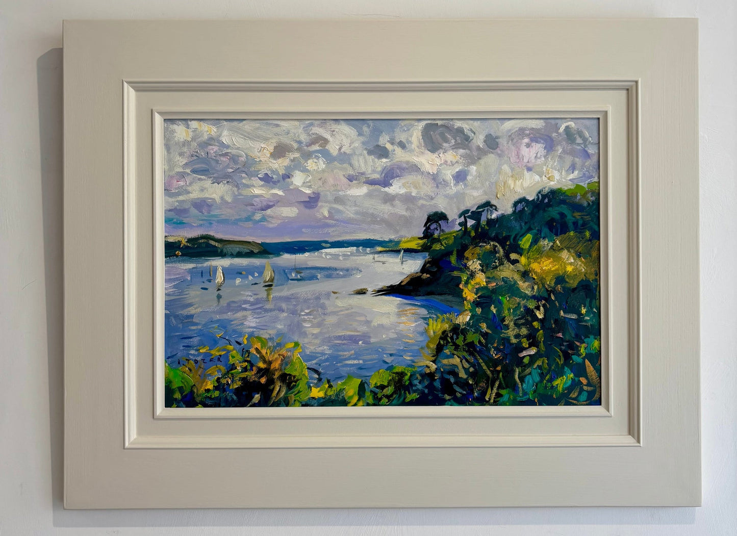 Silver Light Helford River-Andrew Tozer-Beside The Wave