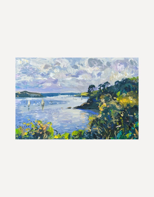 Silver Light Helford River-Andrew Tozer-Beside The Wave