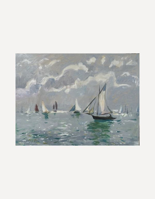 Silvery Sails of Falmouth - Andrew Tozer - Beside The Wave