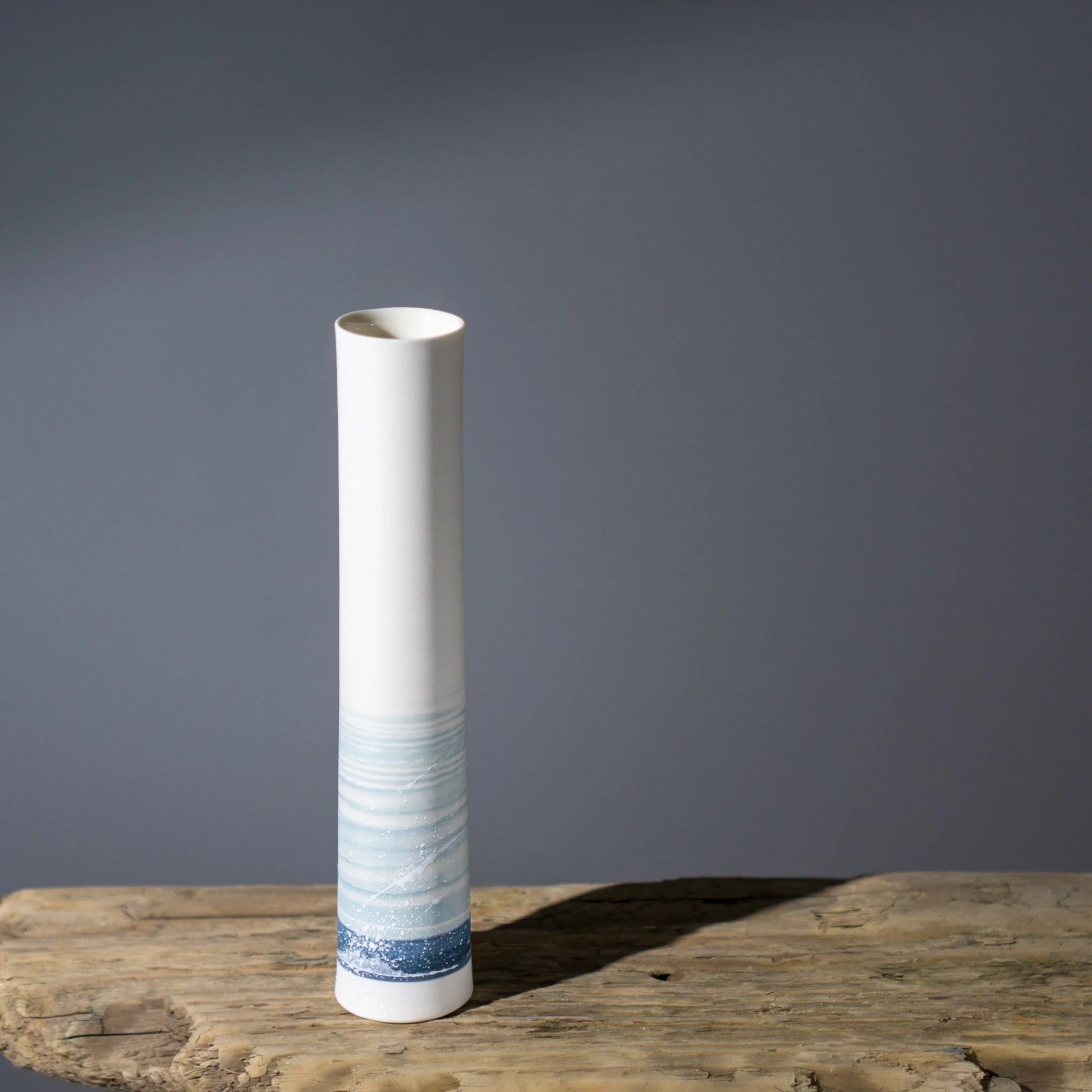 Slim Porcelain Budvase (Summer Shore) - Steve Smith - Beside The Wave