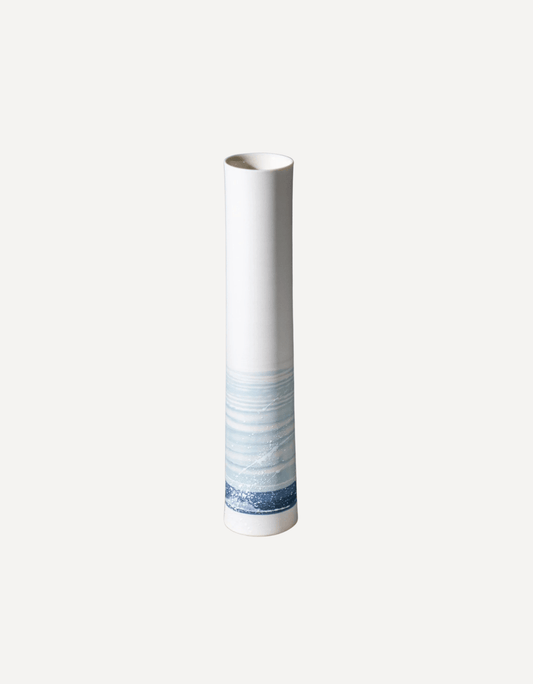 Slim Porcelain Budvase (Summer Shore) - Steve Smith - Beside The Wave