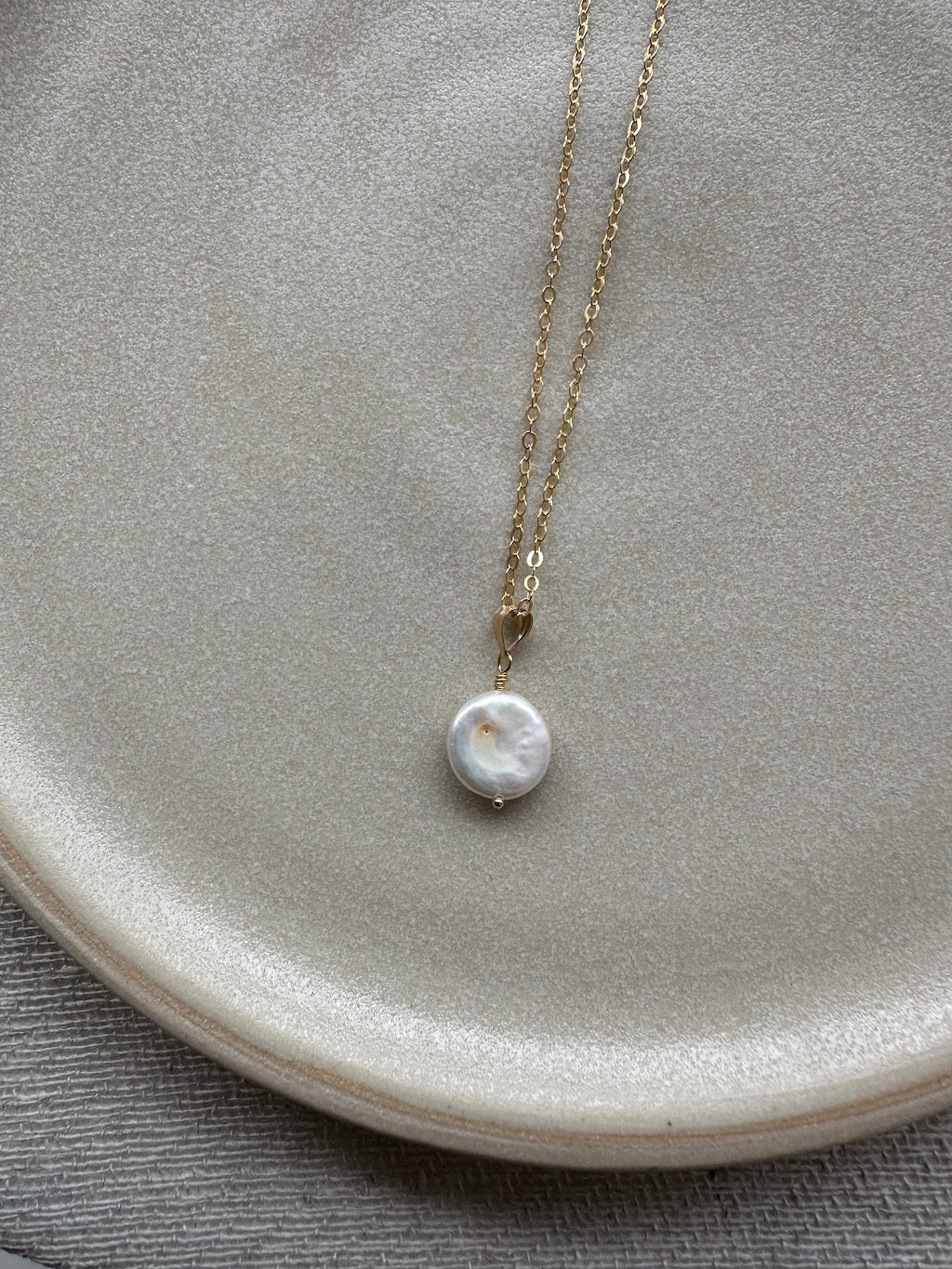 Small Ivory Coin - Cat Birch - Beside The Wave