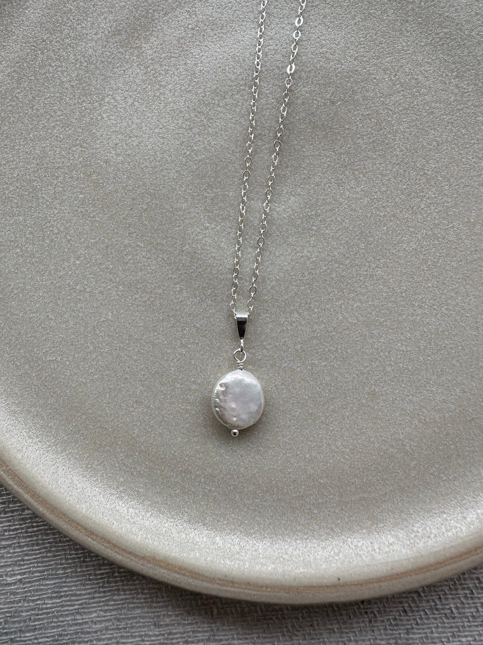 Small Ivory Coin Necklace – Beside The Wave