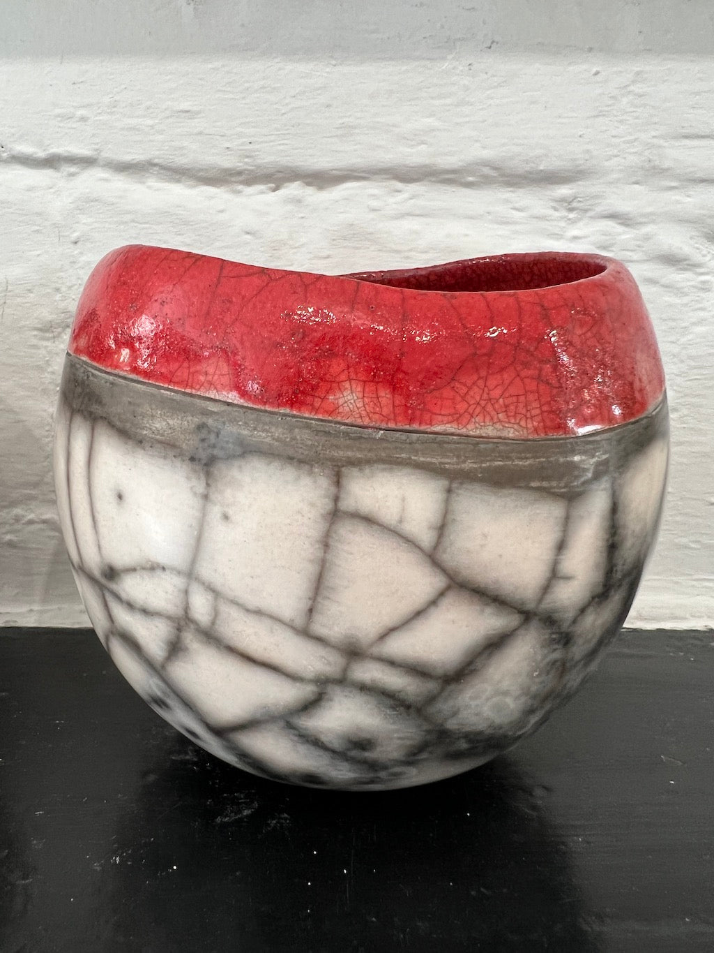 Small Round Sea and Cliffs in Red - Catherine Lucktaylor - Beside The Wave